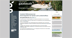 Desktop Screenshot of galabau.ch